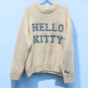 Hello Kitty and Friends X Forever 21 fuzzy oversized sweater women's size small